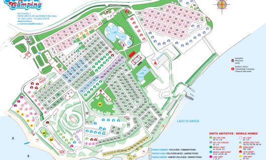 Plattegrond Camping Fornella