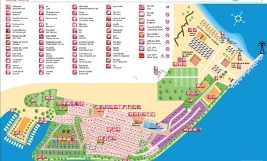 plattegrond Camping Oasi